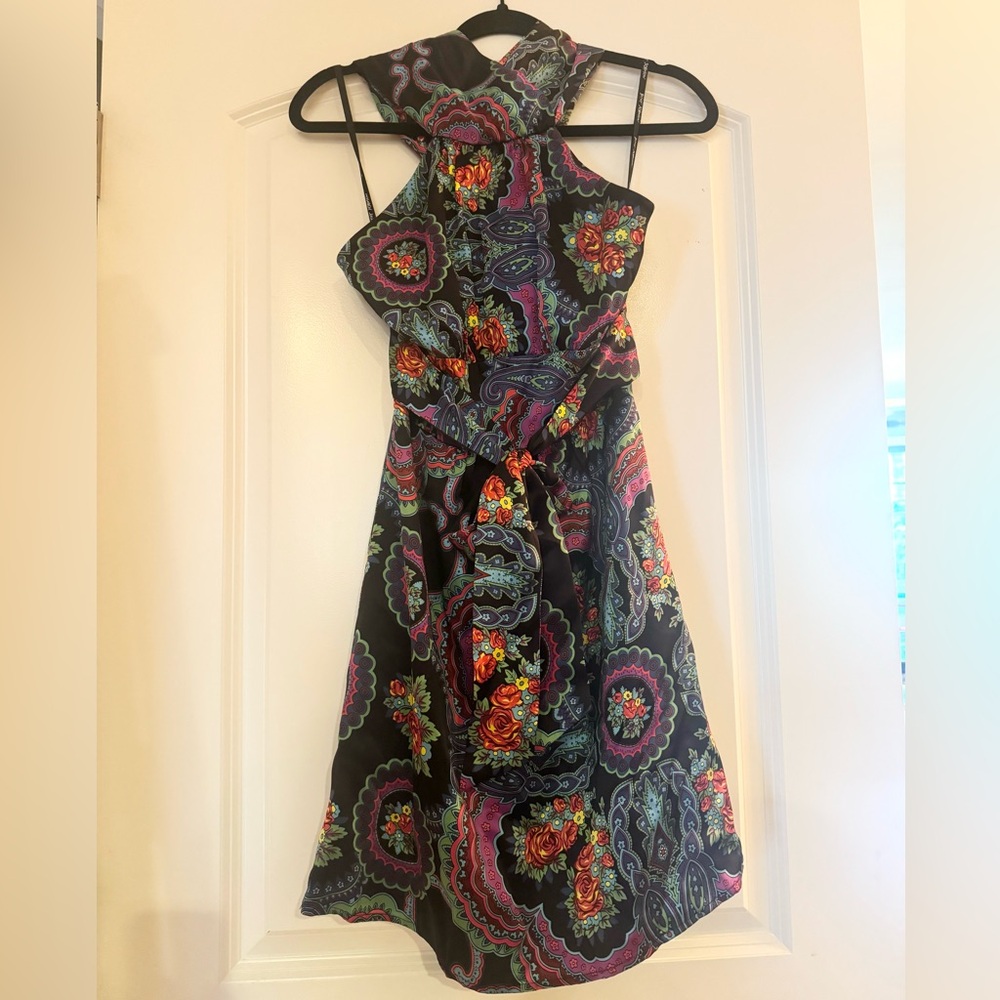 Betsey Johnson Silk Halter Dress - Picture 1 of 10